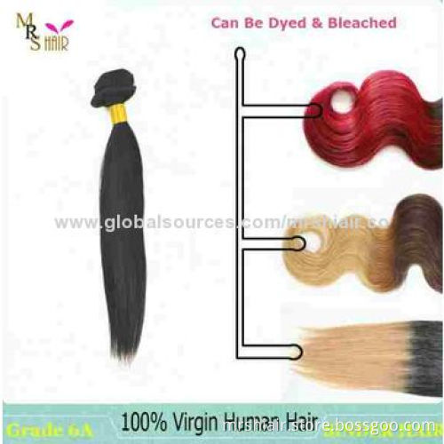 22" Human Hair Weave Extensions, Natural Black Peruvian Hair
